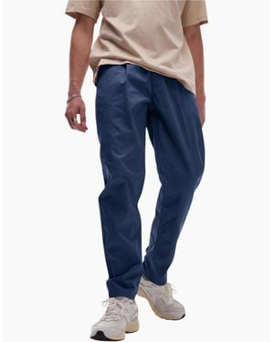 TOPMAN Chino Pant Cotton Trouser - Blue