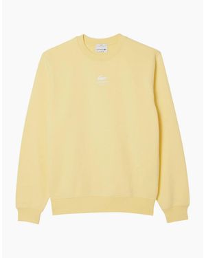 Lacoste Fleece Sweatshirt - Yellow