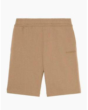 Burberry Sweat Track Shorts - Natural