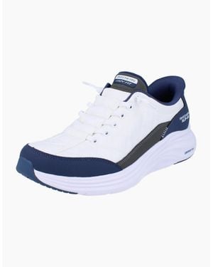 Skechers Hands Free Slip-Ins Contour Foam Trainers 150404 Shoes Wnv - Blue