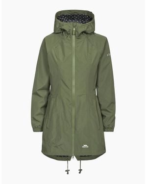 Trespass Ladies Waterproof Shell Jacket - Green