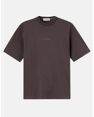 Stone Island Branded 2100001 T Shirt - Grey