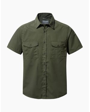 Craghoppers Kiwi Short-Sleeved Shirt - Green
