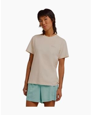 Jack Wolfskin Essential Cotton T-Shirt - Natural
