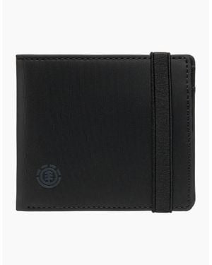 Element Icon Strap Bi-Fold Wallet - Black
