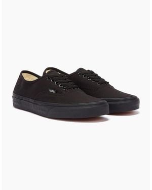 Vans Authentic Canvas True Trainers - Black
