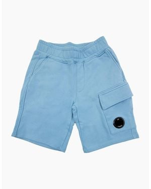 C.P. Company Undersixteen Lens Logo Bermuda Shorts Niagara 853 - Blue