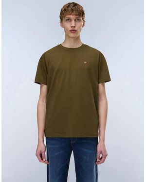 Napapijri Salis Jersey Short Sleeve T-Shirt - Green