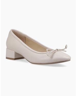Hush Puppies Silvia Ballerina Court - White