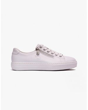 Rieker L59L1 Casual Shoes/Combi - White