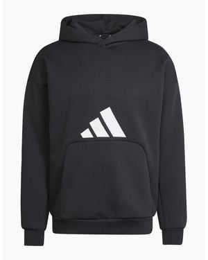adidas M Fi 3Bar Hoody - Blue