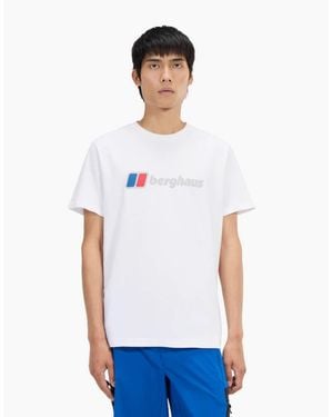 Berghaus Class Large Logo T-Shirt - White