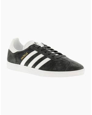 Adidas Originals Gazelle Adidas Originals Trainers Gazelle Leather Lace Up Uk Size - Black