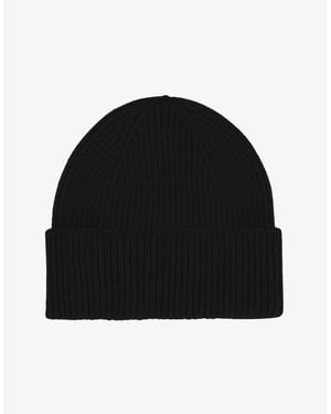COLORFUL STANDARD Merino Wool Beanie - Black
