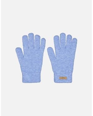 Barts Witzia Comfy Knitted Fleece Lined Gloves - Blue