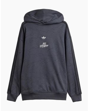 adidas Originals 100T Hoodie - Blue