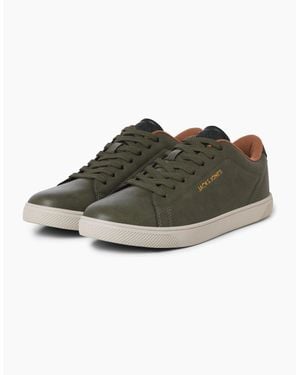 Jack & Jones Bosley Polyurethane Night Trainers - Green