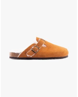 Hush Puppies Jade Slippers Tan - Brown