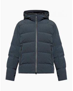 Paul & Shark Typhoon Hooded Down Jacket - Blue