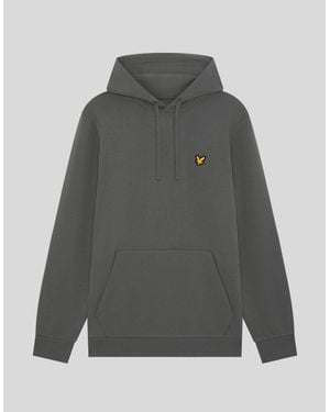 Lyle & Scott Sports Loopback Cotton Hoodie - Grey