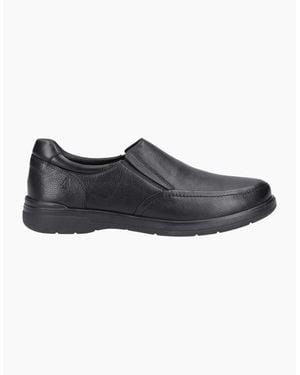 Hush Puppies Matthew Leather Shoes - Black
