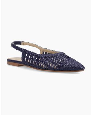 Hush Puppies Dalia Slingback Ballerina Shoes - Blue