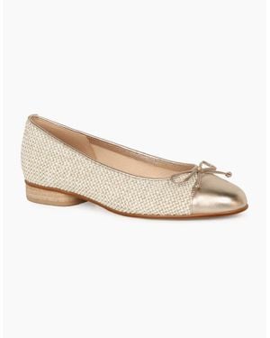 Gabor Dulford Ballet Court Shoes - White