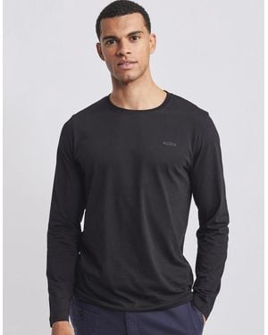 aubi Hatcliffe Ls T-Shirt - Grey