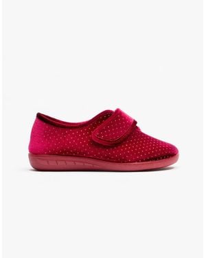 Lotus Janet Slippers Bordo - Red