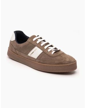 Base London London Banksy Leather Sage Trainers - Brown