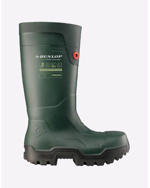 Dunlop Fieldpro Thermo+ Safety Wellington - Green
