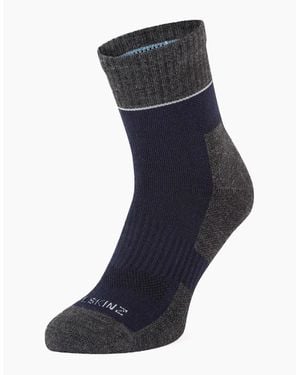 SealSkinz Morston Solo Quickdry Ankle Length Socks - Blue