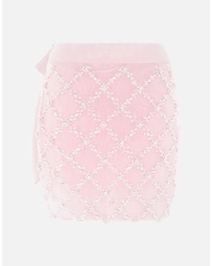 Oceanus Elani Self Tie Lightweight Sarong - Pink