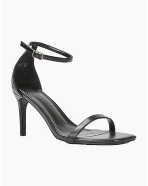 XY London Ladies Emma High Stiletto Heel Sandals - White