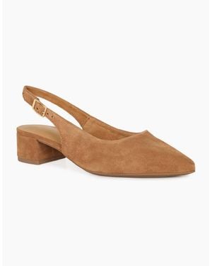 Tamaris Magnolia Slingback Court Shoes - Brown