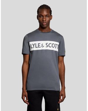 Lyle & Scott Sports Chest Logo T-Shirt - Blue