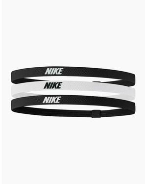 Nike 2.0 Elasticated Headband (Pack Of 3) - Black