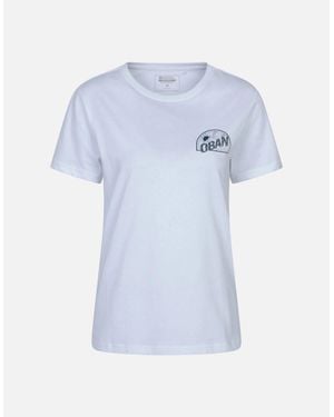 Mountain Warehouse Ladies Oban Relaxed Fit Short-Sleeved T-Shirt - Blue