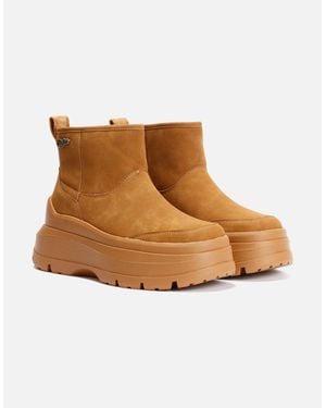Buffalo Olympia Pull On Lo Warm Cognac Boots - Natural