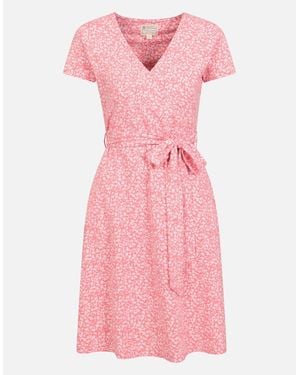 Mountain Warehouse Ladies Santorini Patterned Jersey Uv Protection Dress - Pink