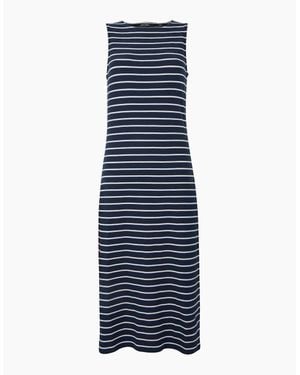 Regatta Ladies Amorie Contrast Striped Midi Dress - Blue