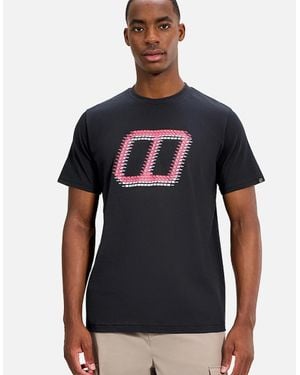 Berghaus Glitched Blocks T-Shirt - Blue