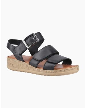 Hush Puppies Eliana Sandal Leather Sandals - Black