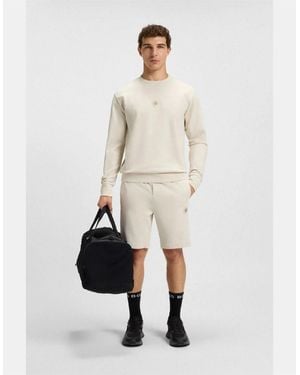 BOSS Future Cotton Blend Sweatshirt - White