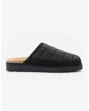 Polo Ralph Lauren Read Scff Ii Mules Nylon/ Suede With - Black