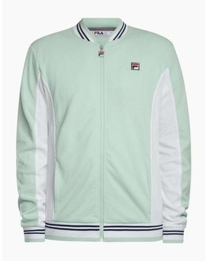 Fila Settanta Baseball Track Top Jacket Surf Spray - Green