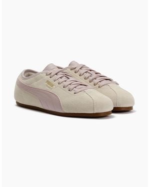 PUMA Tackle Suede Fog/Misty Trainers - White