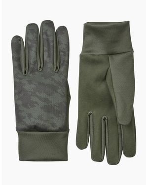 SealSkinz Ryston Water Repellent Print Nano Fleece Gloves - Green