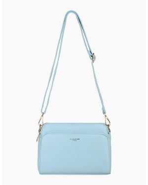 David Jones Madrid Shoulder Bag - Blue