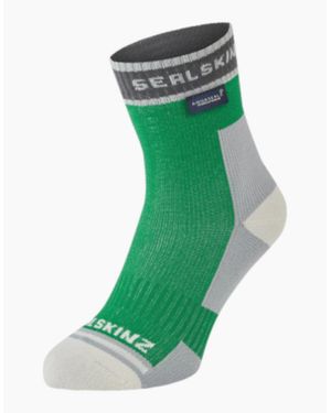 SealSkinz Holverstone Ankle Length Running Socks - Green